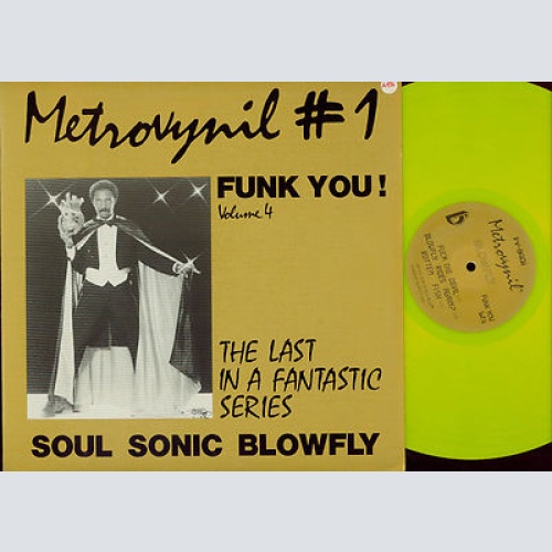LP-- Blowfly – Soul Sonic Blowfly--LIMITED YELLOW --FUNK OR DIE