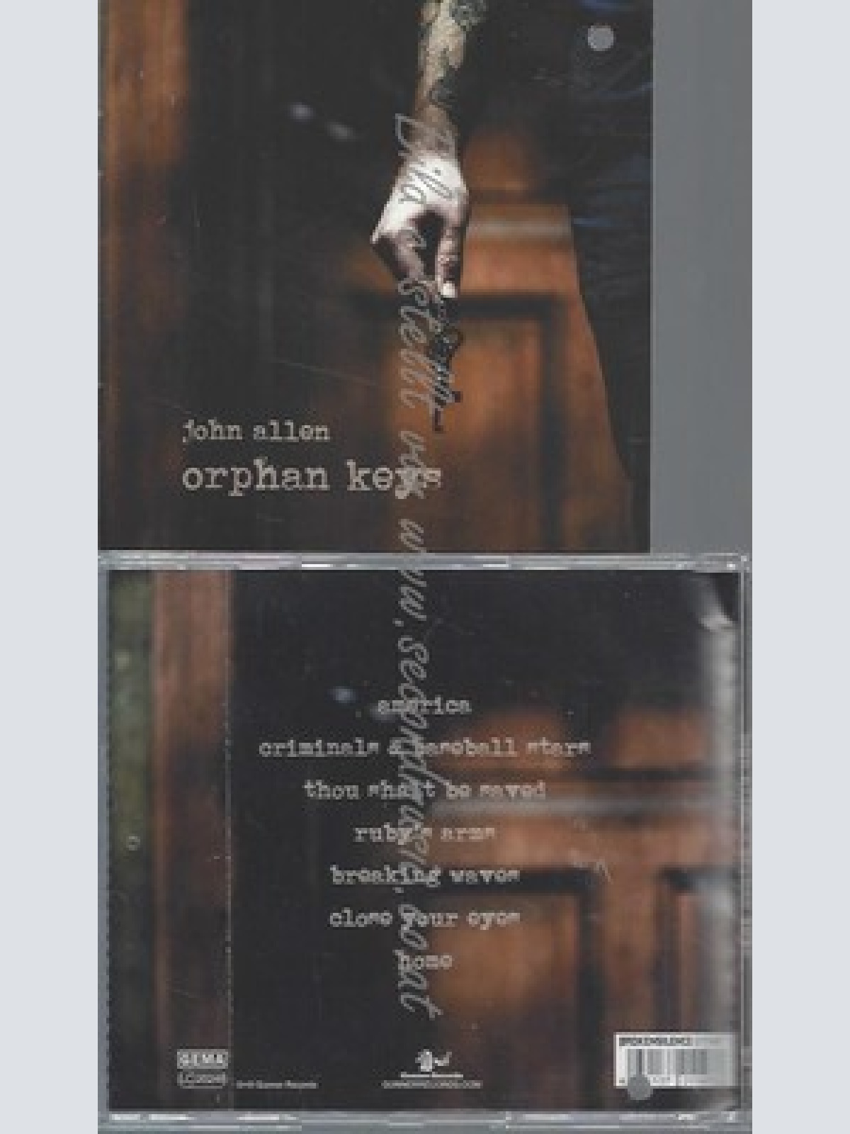 CD--JOHN ALLEN--ORPHAN KEYS