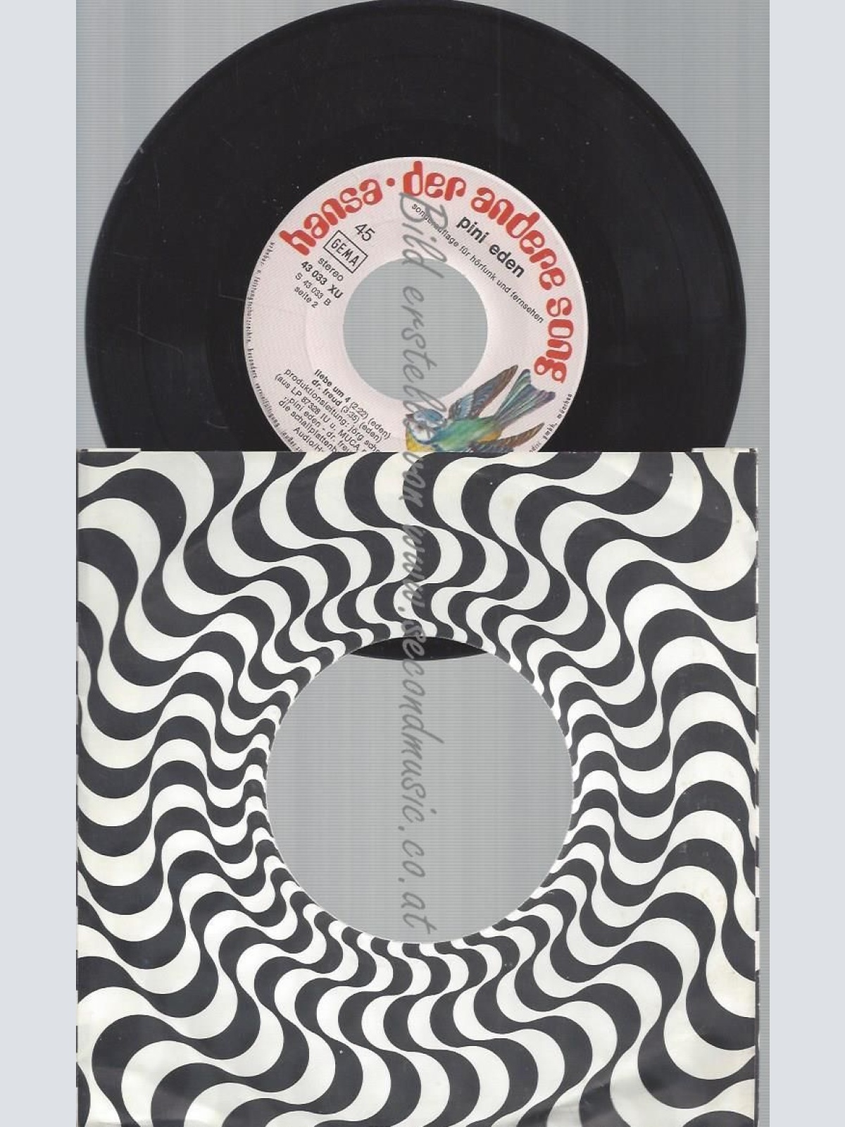 7" Pini Eden – Die Schallplattenbranche