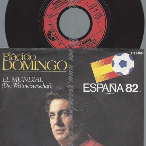 7"  Plácido Domingo  El Mundial