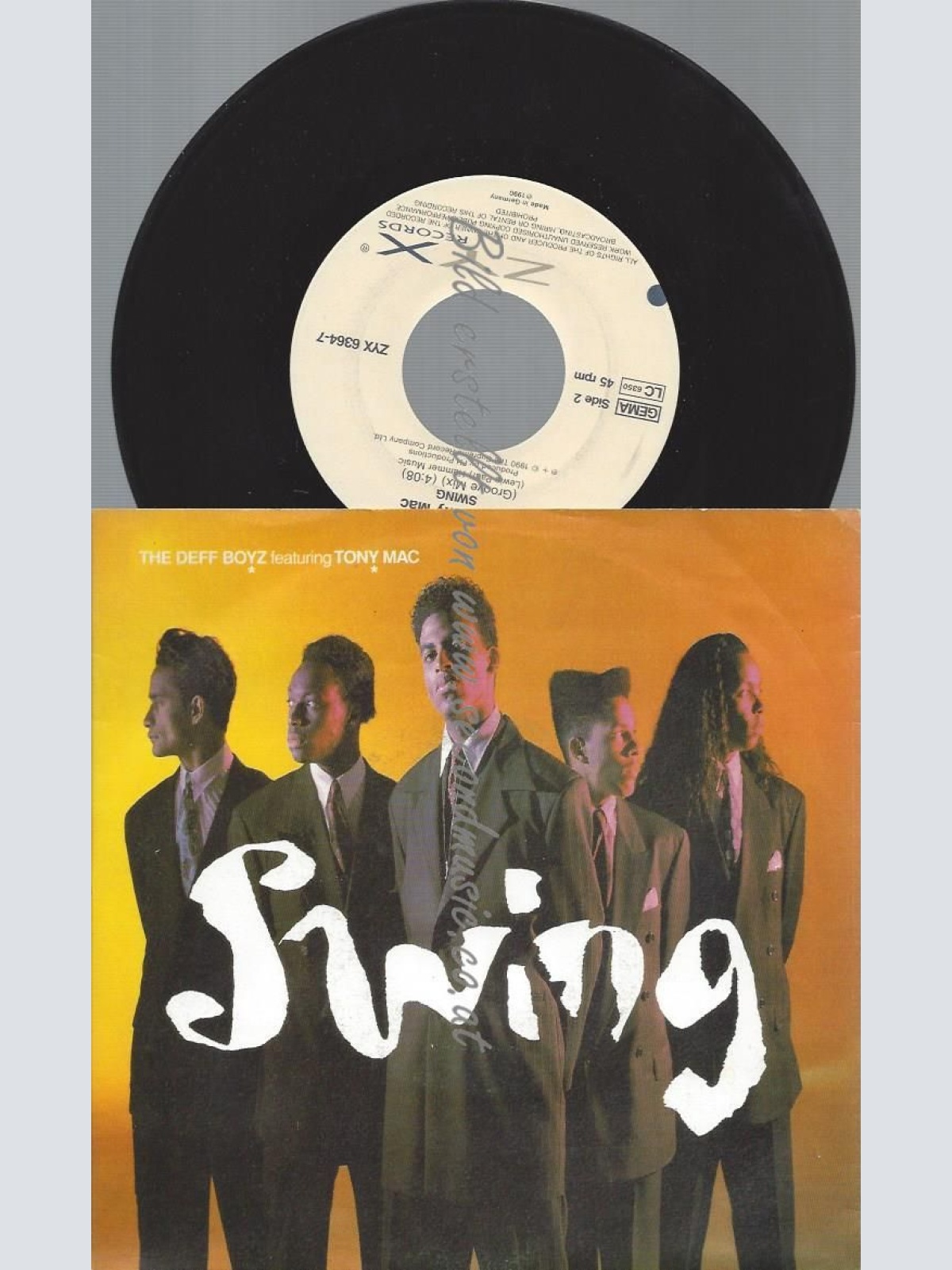 7"  The Deff Boyz Featuring Tony Mac – Swing