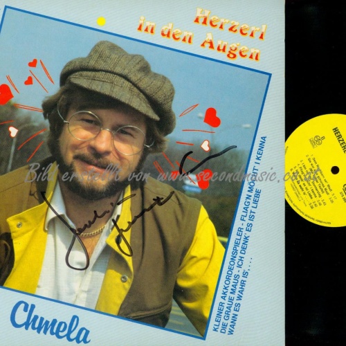 LP--HORST CHMELA  HERZERL IN DEN AUGEN