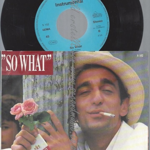 7" ALEX D SO WHAT