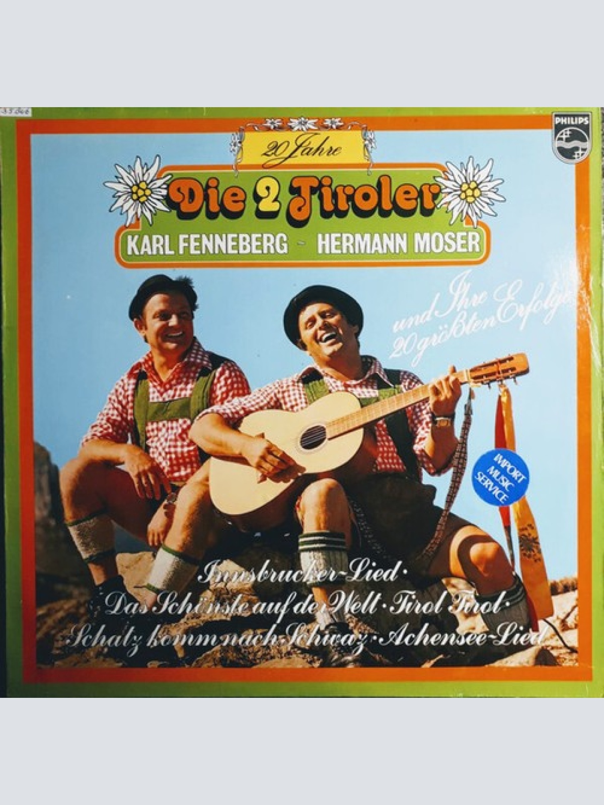 LP, Comp Die 2 Tiroler Karl Fenneberg ~ Hermann Moser* - 20 Jahre Fenneberg -...