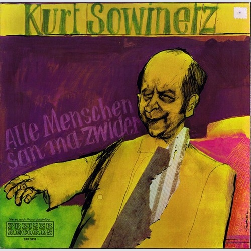LP, Album Kurt Sowinetz - Alle Menschen San Ma Zwider