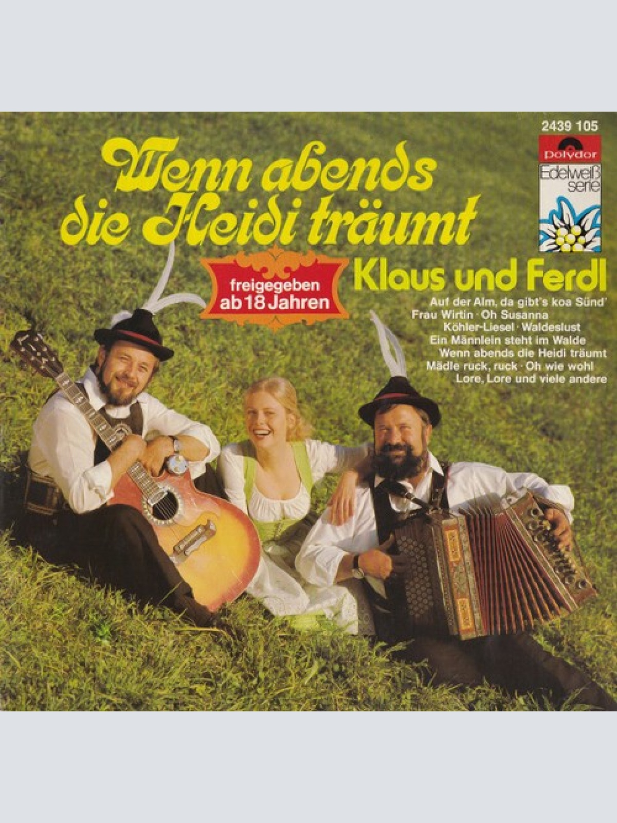 LP, Album Klaus Und Ferdl - Wenn Abends Die Heidi Träumt