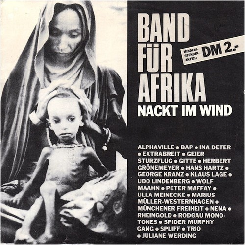 7", Single Band Für Afrika - Nackt Im Wind