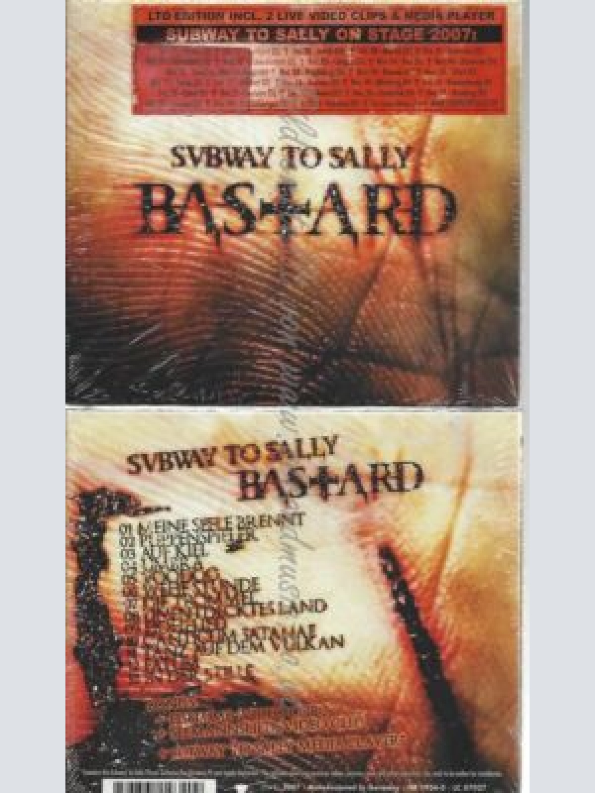 CD-- SUBWAY TO SALLY  --BASTARD (DIGIPACK)