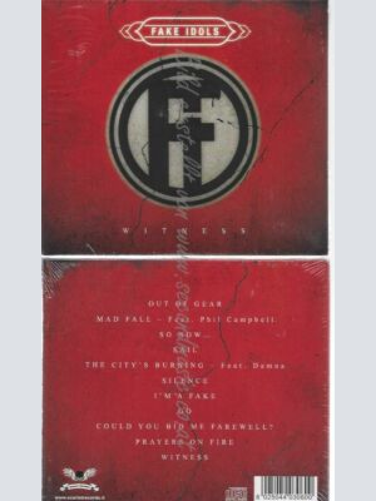 CD-- FAKE IDOLS--WITNESS