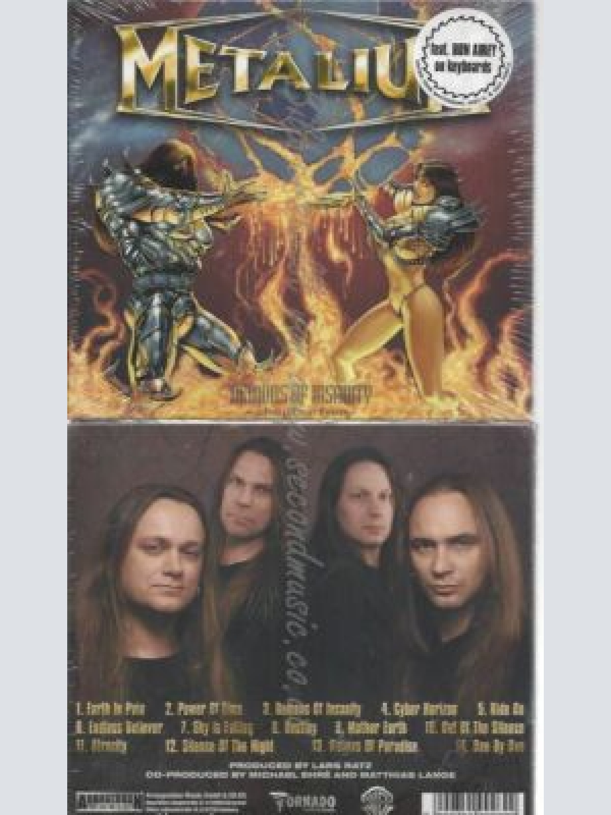 CD-- METALIUM--DEMONS OF INSANITY (DIGIPAK)