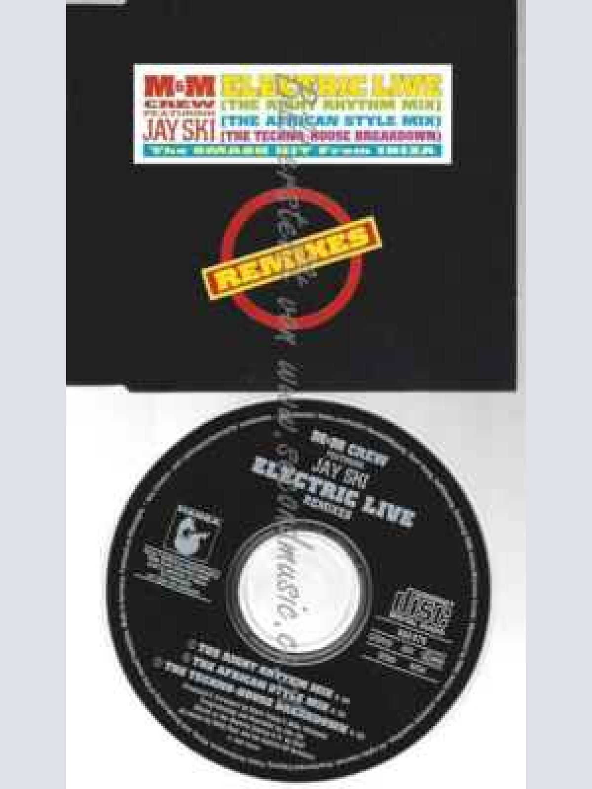 CD--M & M CREW--ELECTRIC LIVE (REMIXES, 1990, FEAT. JAY SKI)