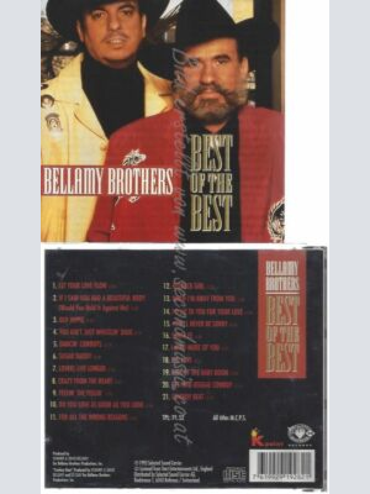 CD-- BELLAMY BROTHERS--BEST OF THE BEST