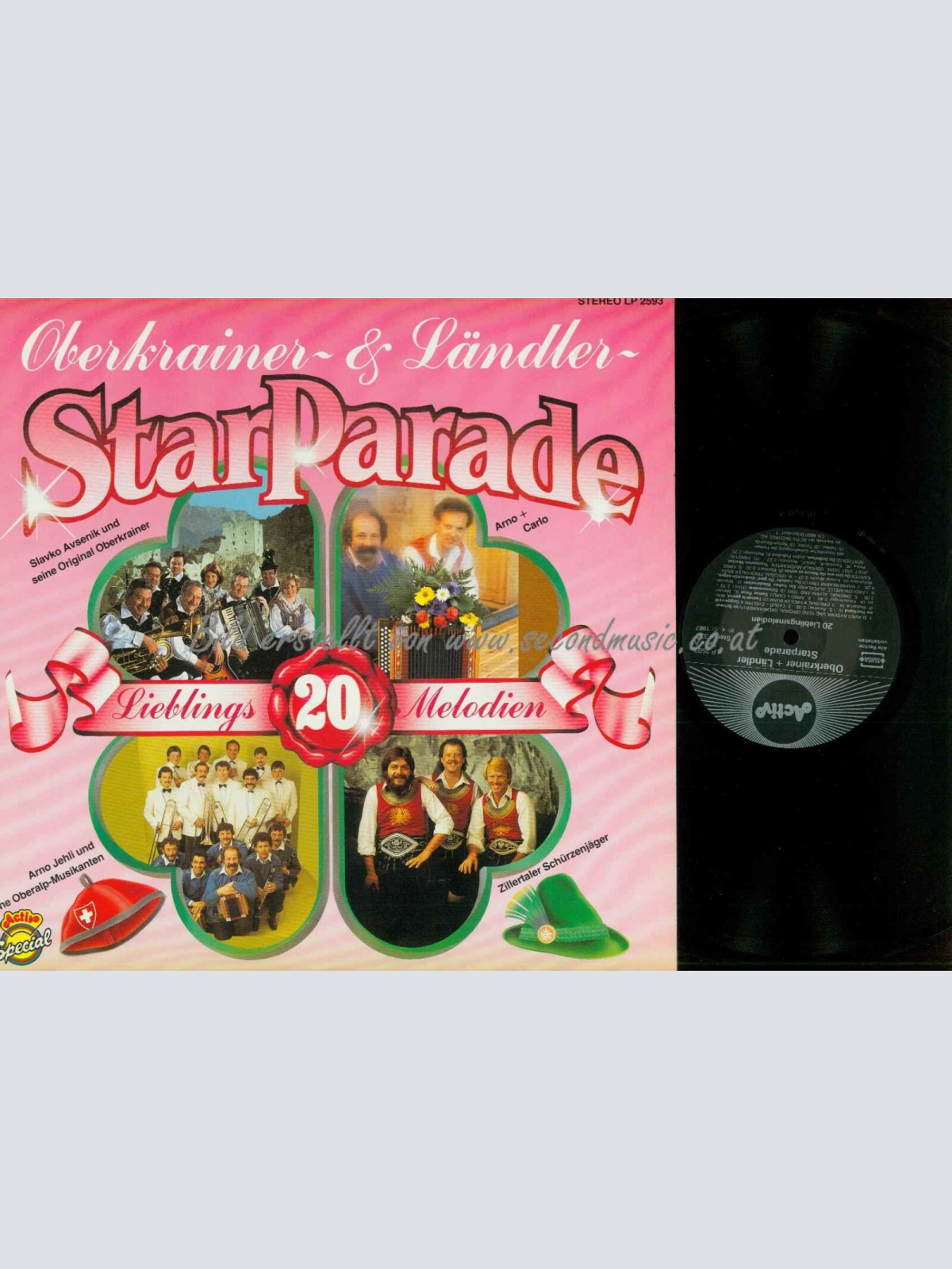 LP--Oberkrainer- & Ländler-Starparade  -Avsenik -Zillertaler //NM