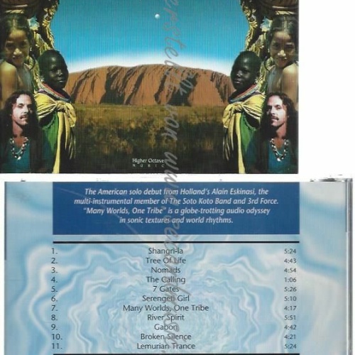 CD-- ALAIN ESKINASI--MANY WORLDS,ONE TRIBE