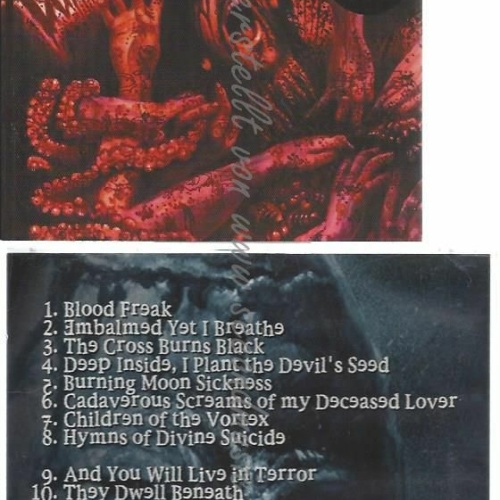 CD-- NECROPHAGIA--HOLOCAUSTO DE LA MORTE,BLACK