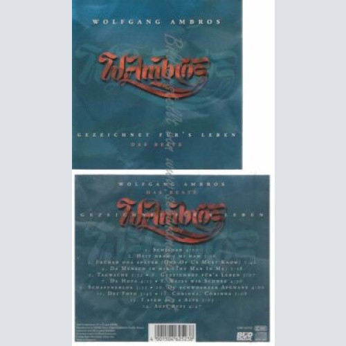 CD-- WOLFGANG AMBROS--GEZEICHNET FÜR'S LEBEN