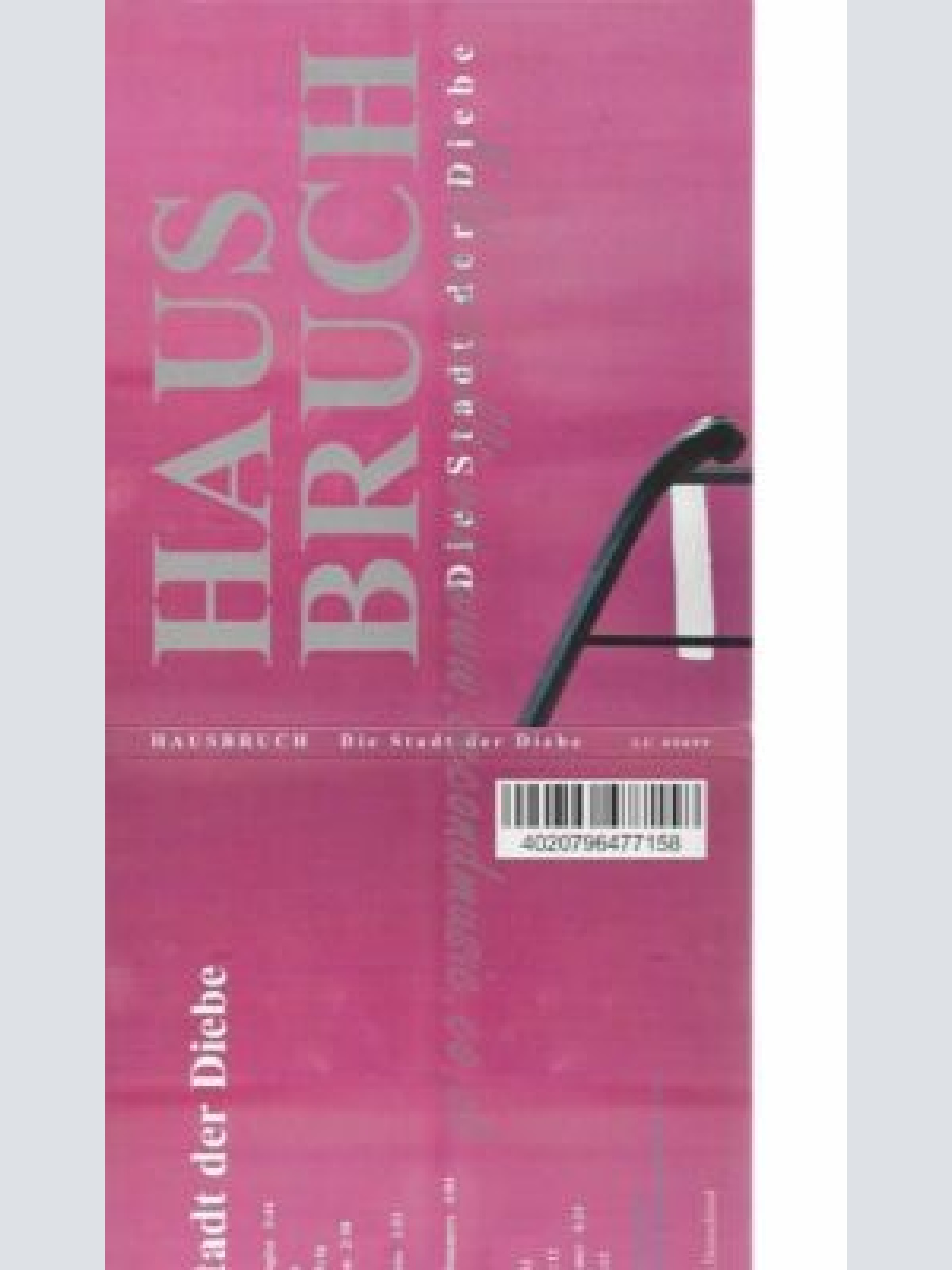 CD-- HAUSBRUCH--STADT DER DIEBE