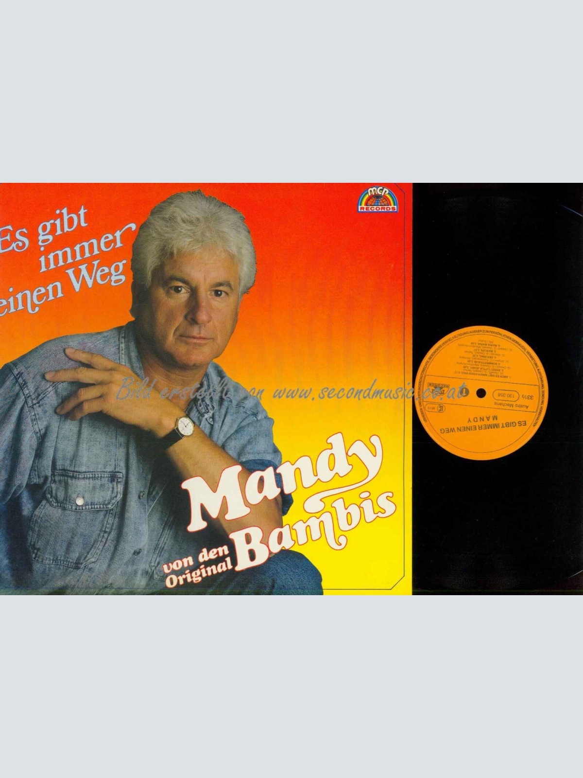 LP--Mandy Von Den Original Bambis – Es Gibt Immer Einen Weg  //NM