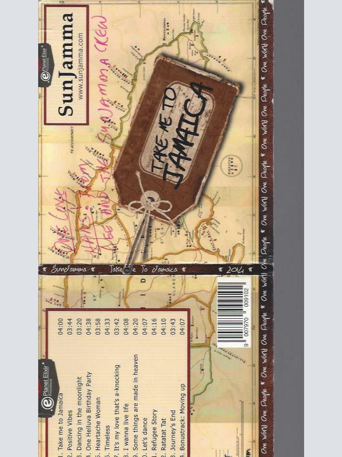 CD-Take me to Jamaica SunJamma // PROMO