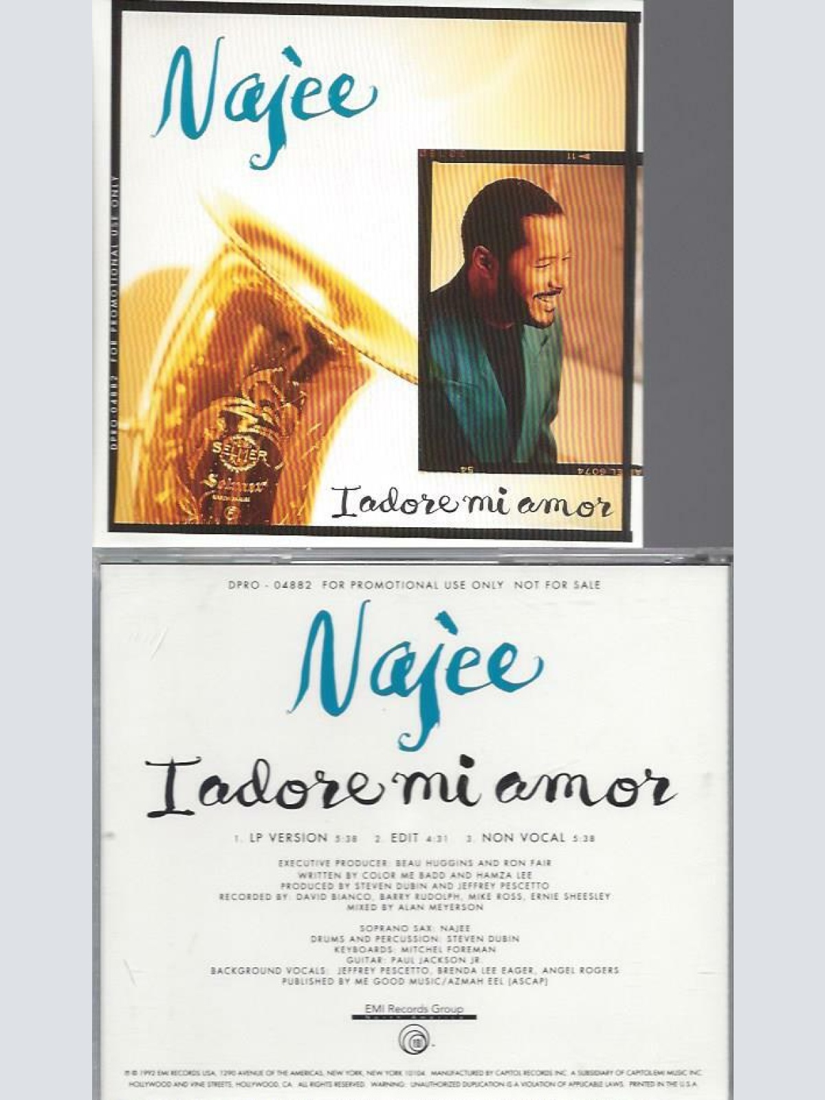CD-   Najee – I Adore Mi Amor  / PROMO