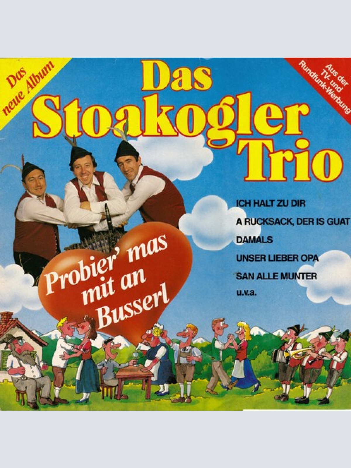LP, Album Das Stoakogler Trio* - Probier' Mas Mit An Busserl