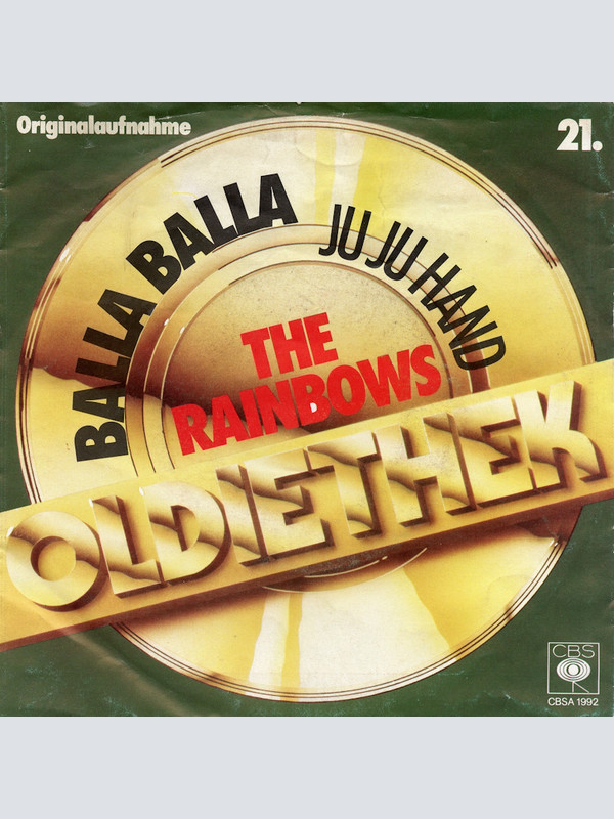 7", Single, RE The Rainbows - Balla Balla / Ju Ju Hand