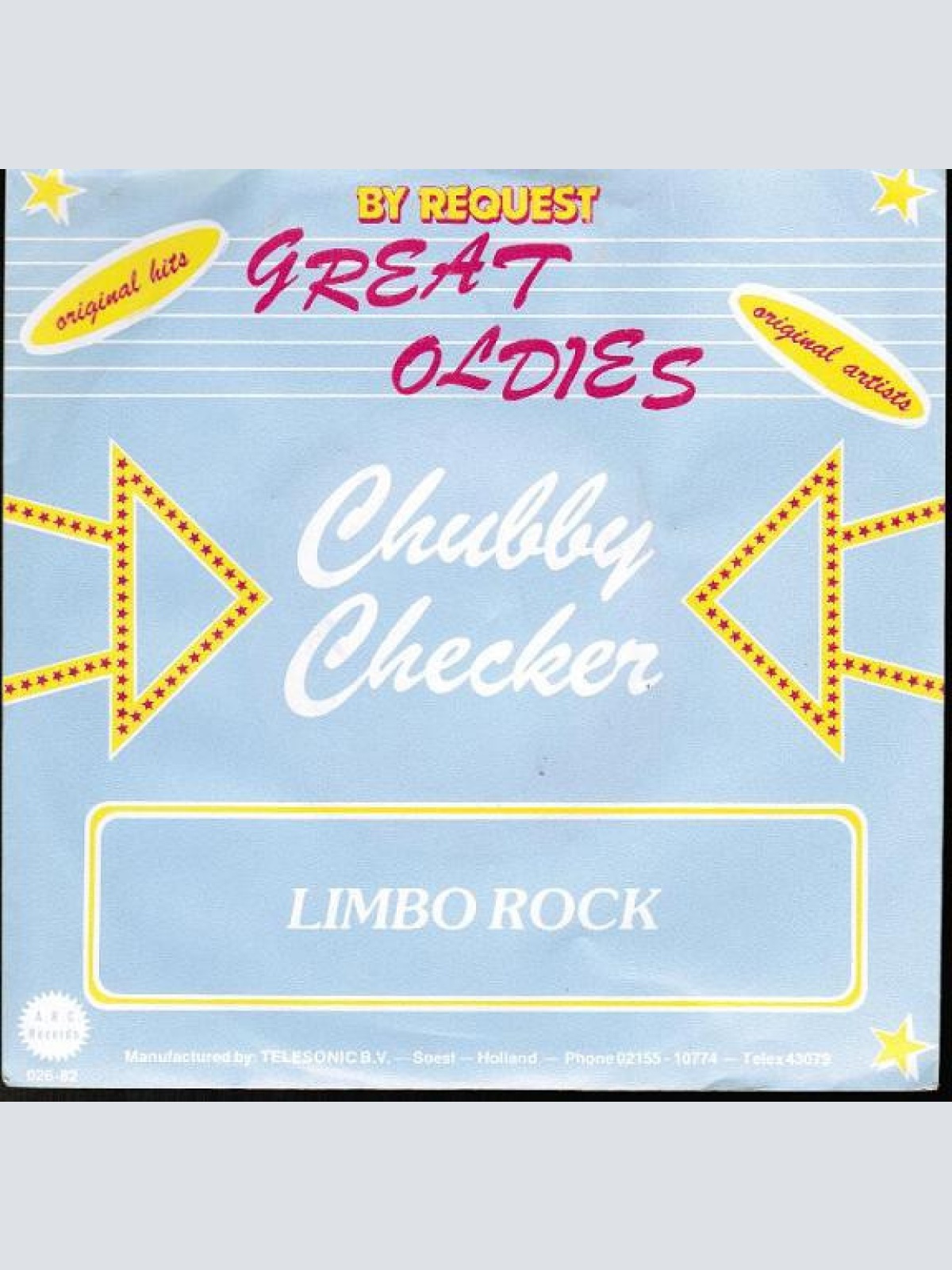 7", Single Chubby Checker / Fats Domino - Limbo Rock / Blueberry Hill