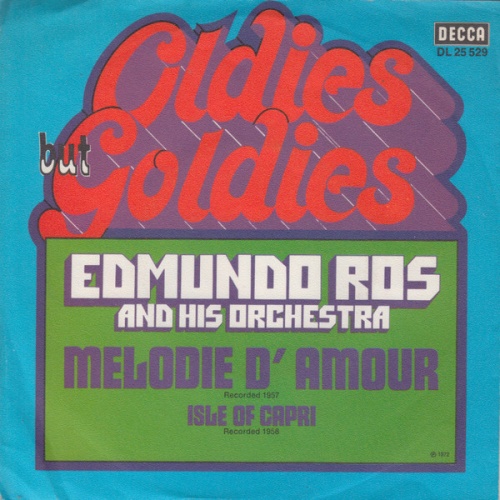 7", Single, Promo Edmundo Ros & His Orchestra - Melodie D'amour