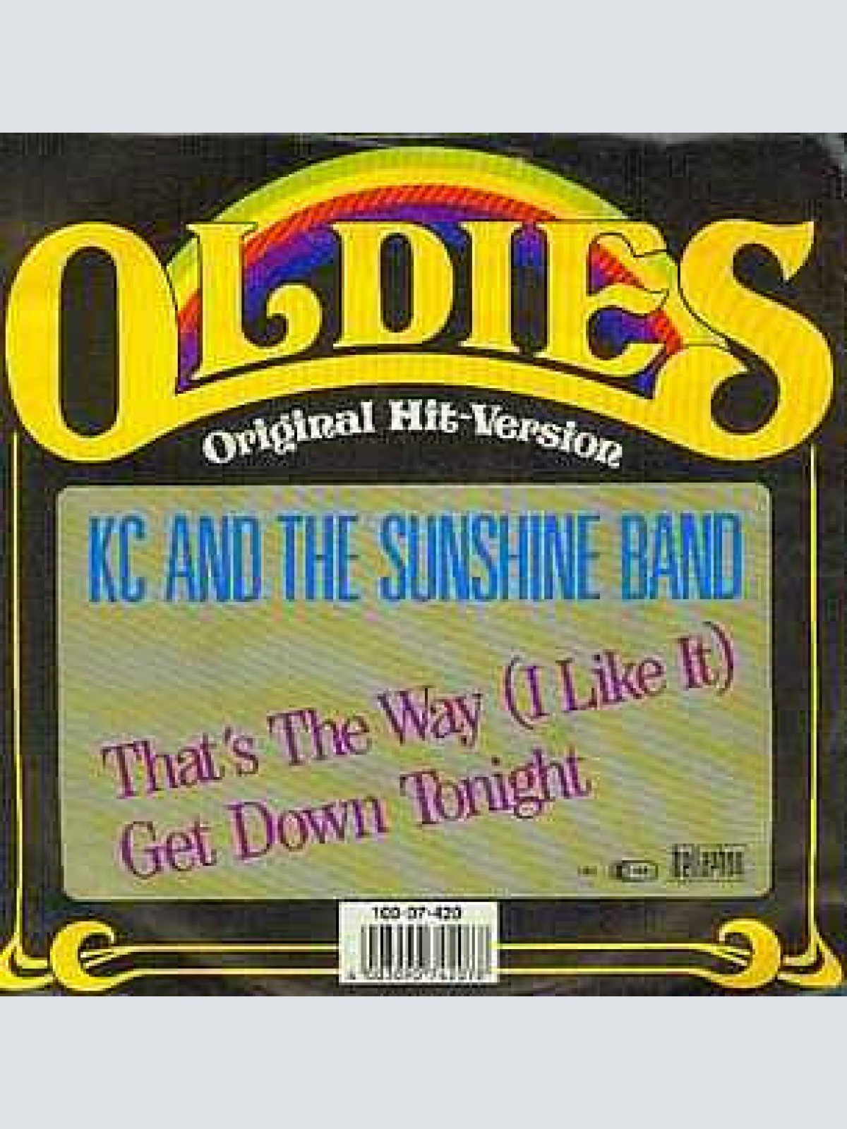 7", RE KC And The Sunshine Band* - That's The Way (I Like It) / Get Down Tonight