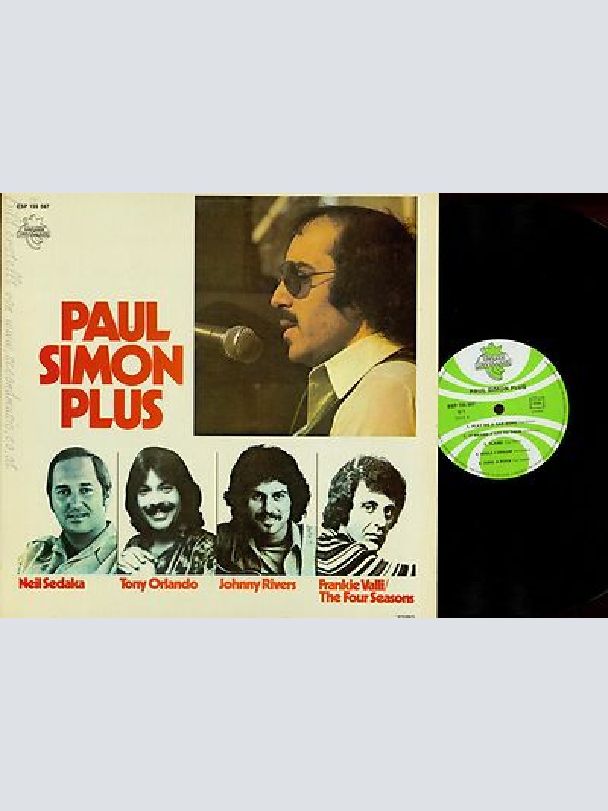 LP--PAUL SIMON PLUS SEDAKA-ORLANDO-RIVERS-VALLI --FOUR SEASONS