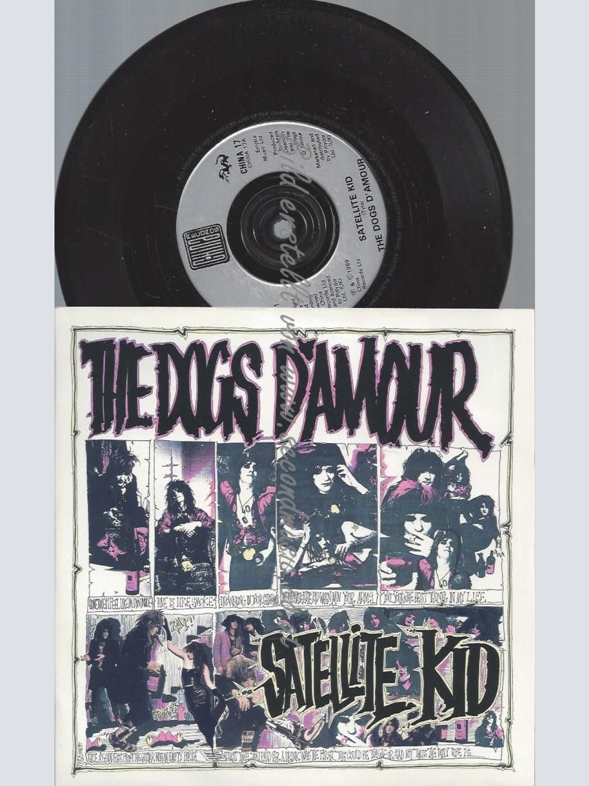 7" THE DOGS DAMOUR SATELITE KID