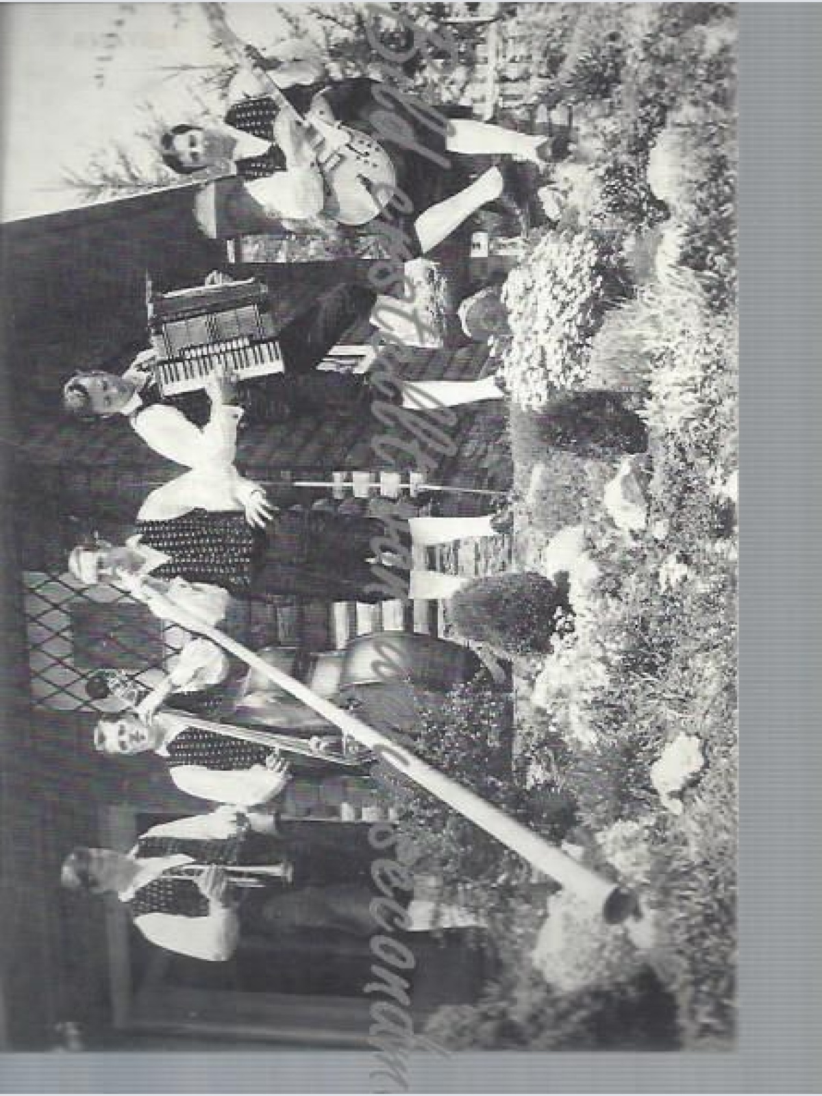 AUTOGRAMMKARTE --DAS BERGLANDECHO //1