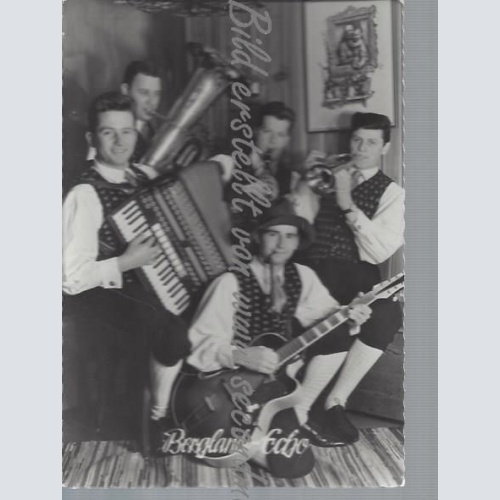 POSTKARTE  --DAS BERGLANDECHO //