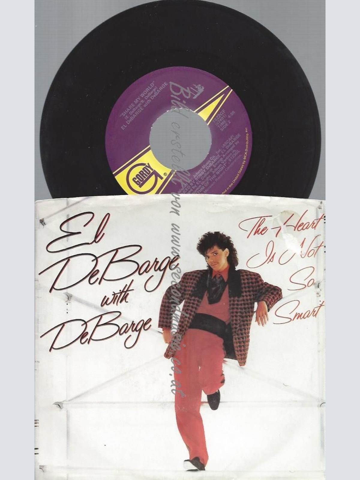 7"  El DeBarge With DeBarge – The Heart Is Not So Smart