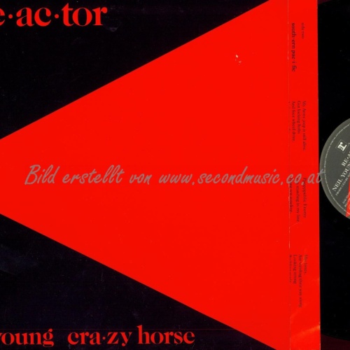 LP-- Neil Young & Crazy Horse  Reactor // OIS // GERMANY  1981