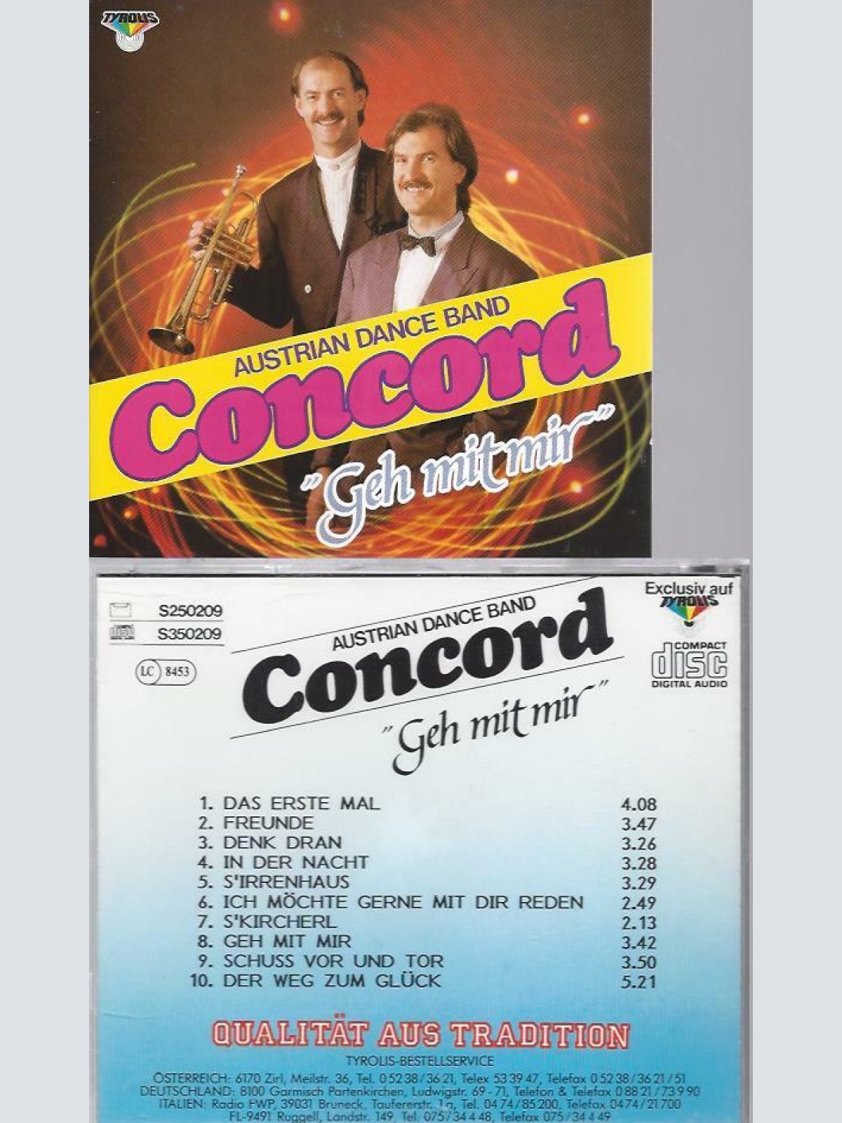 CD -Concord -- geh mit mir