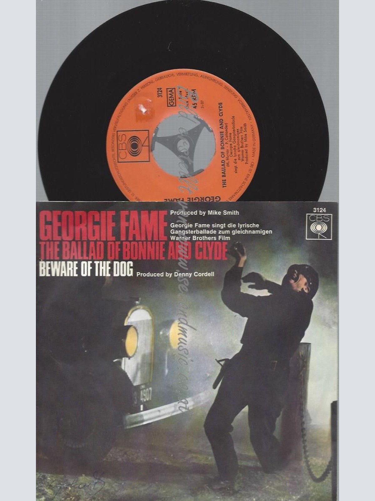 7"   Georgie Fame  The Ballad Of Bonnie And Clyde