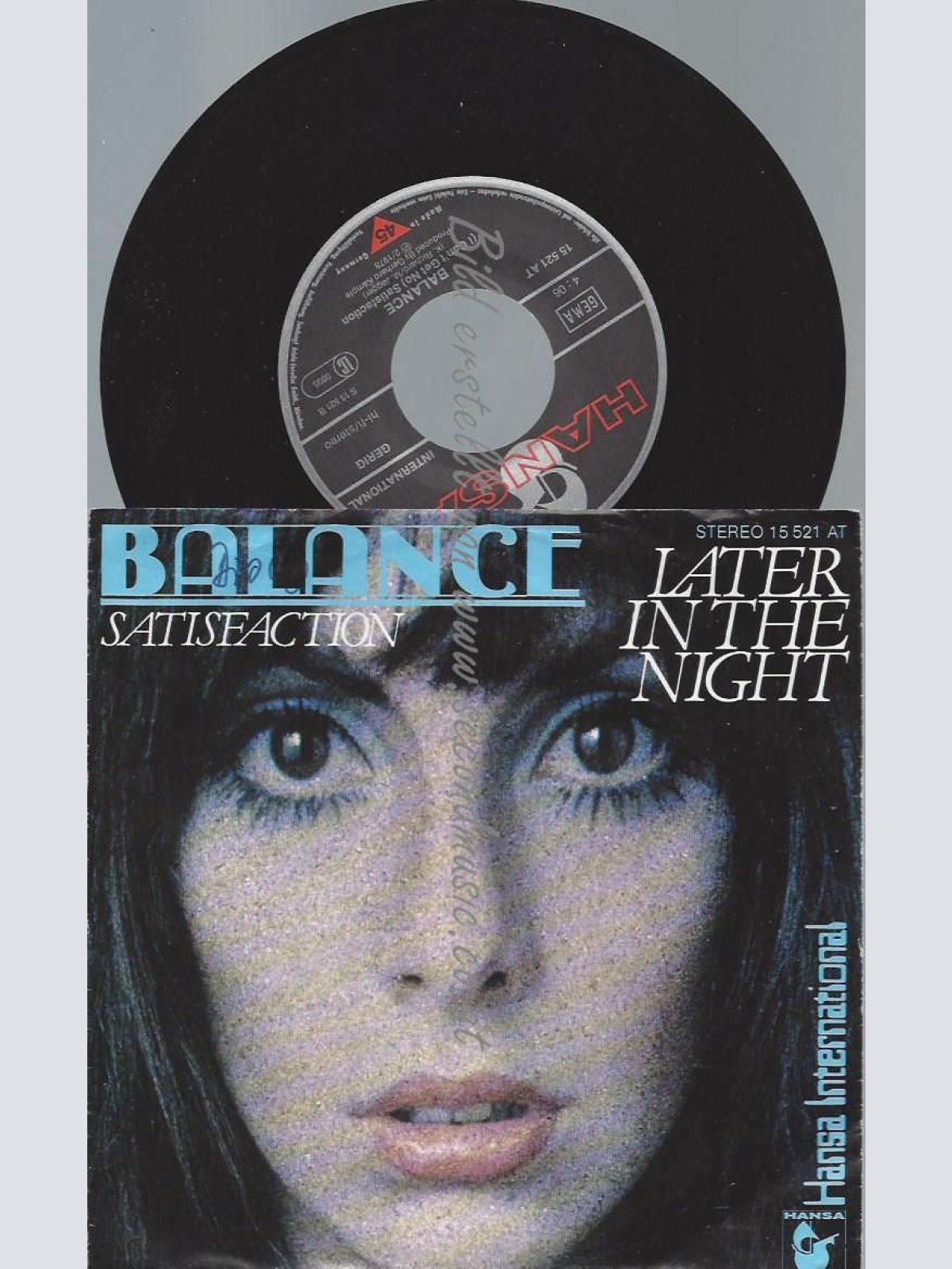 7"   Balance  – Later In The Night