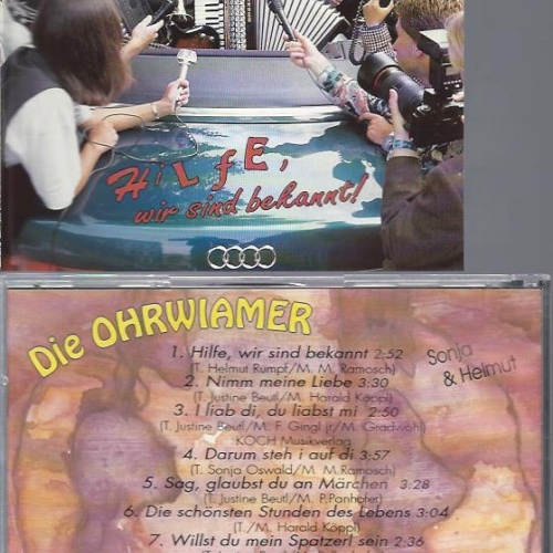 CD - Die Ohwiamer Sonja & Helmut  Hilfe wir sind bekannt
