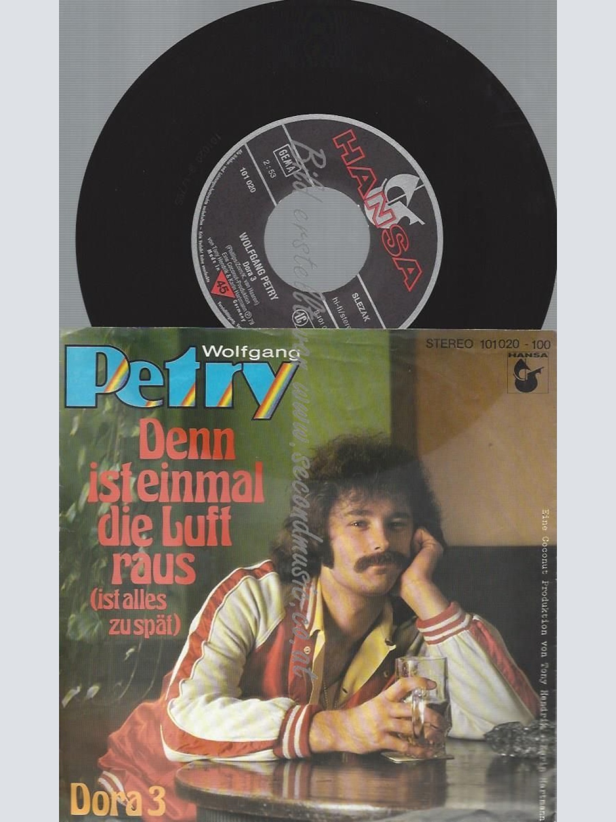 7"  Wolfgang Petry  Denn Ist Einmal Die Luft Raus