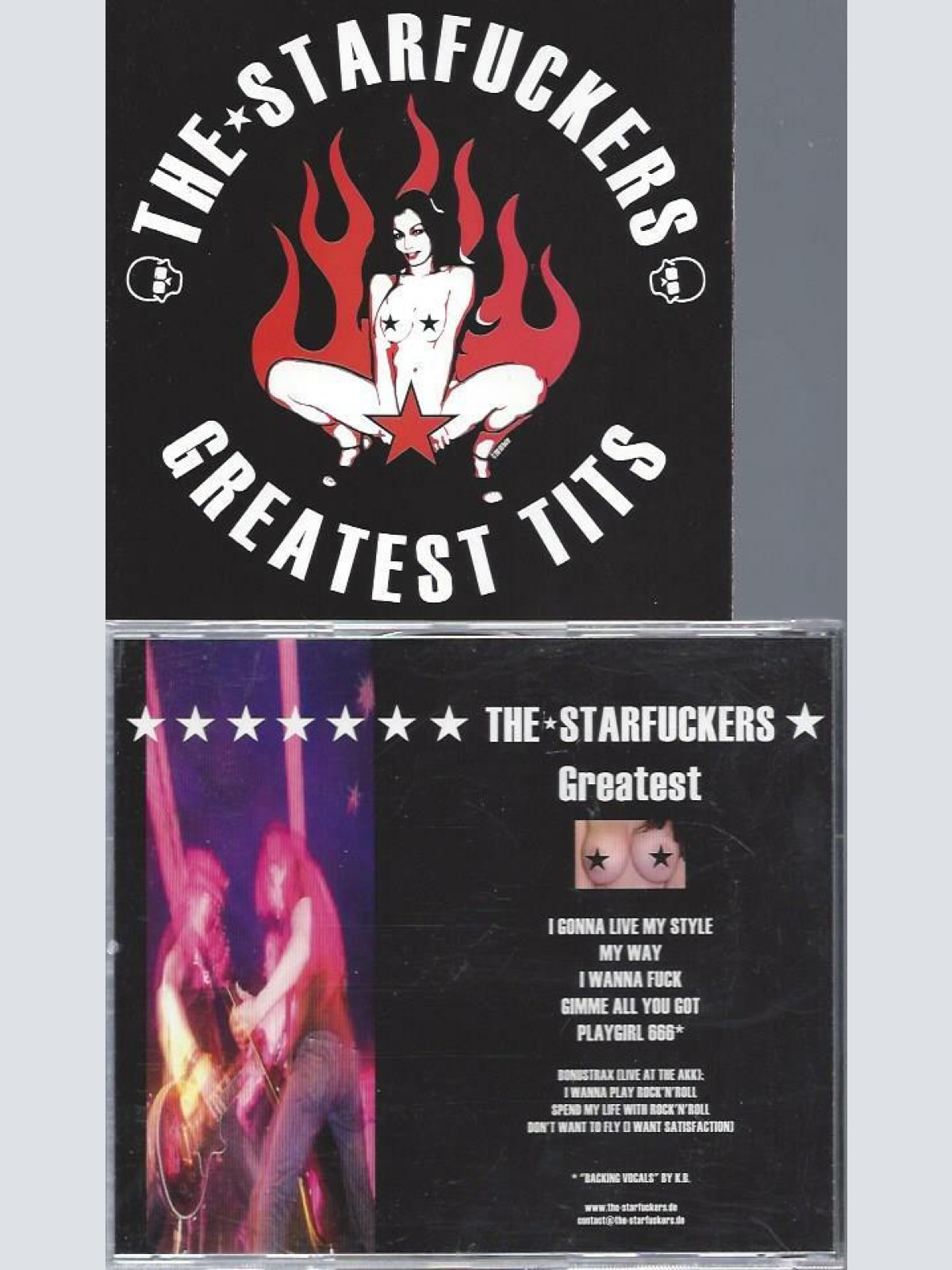 CD-- THE STARFUCKERS GREATEST TITS