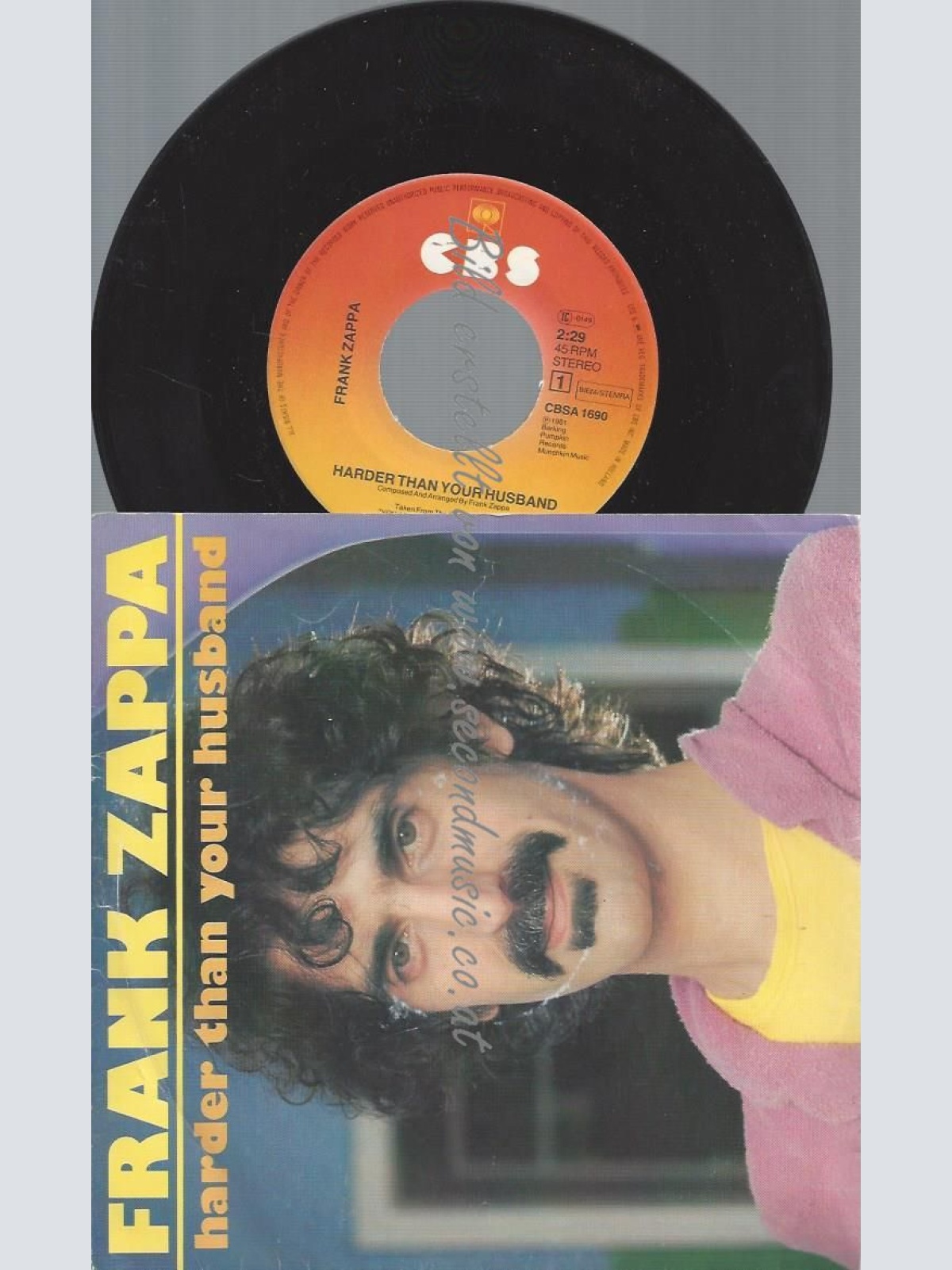 7" FRANK ZAPPA HARDER THAN YOUR HUSBAND