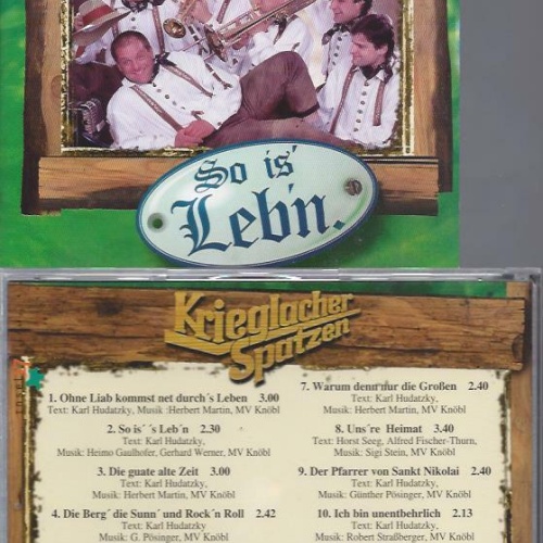 CD- Krieglacher Spatzen So is des Lebn