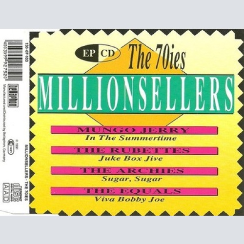 CD, EP Various - Millionsellers • The 70ies