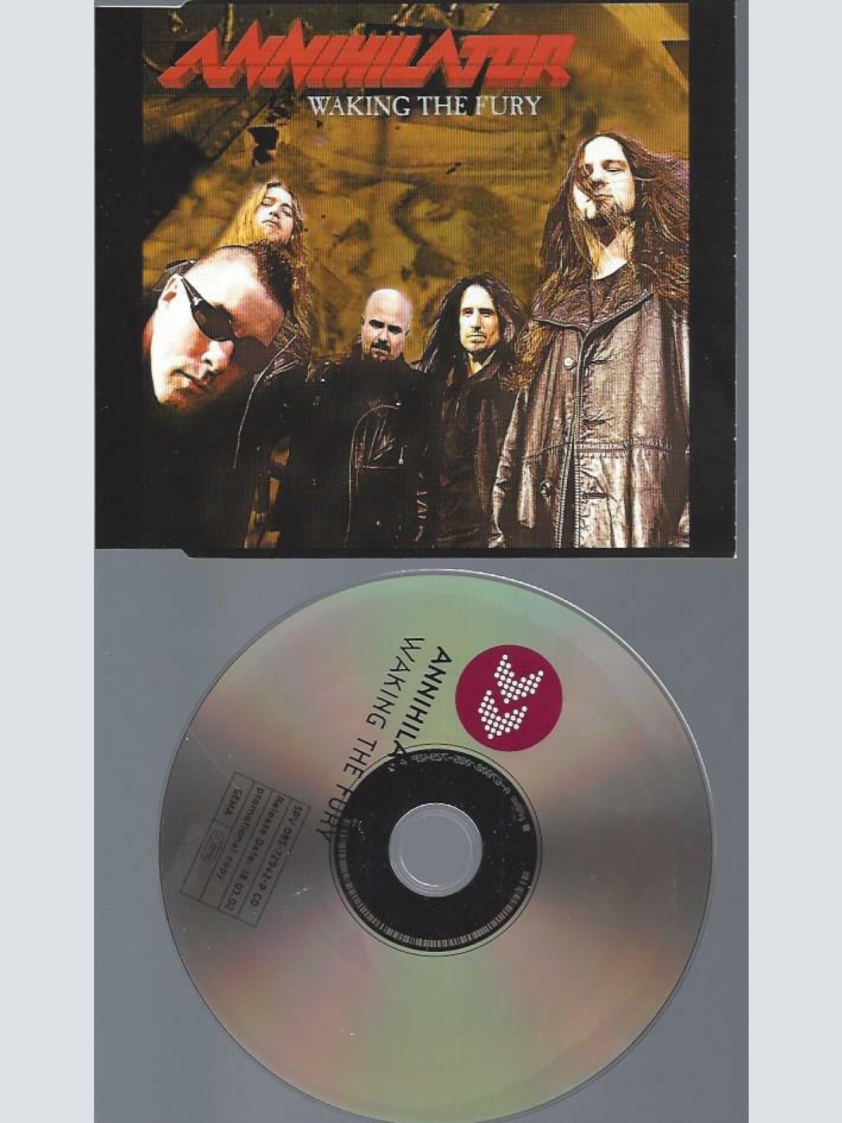 CD-  Annihilator   Waking The Fury //  Promo