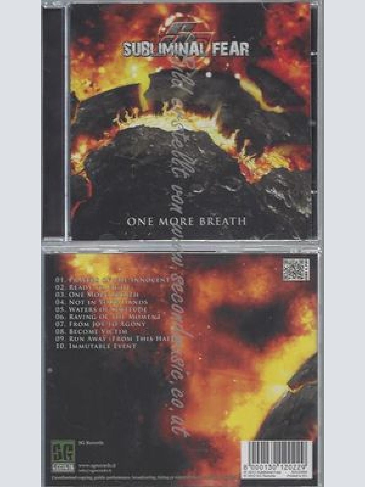 CD--SUBLIMINAL FEAR--ONE MORE BREATH | IMPORT