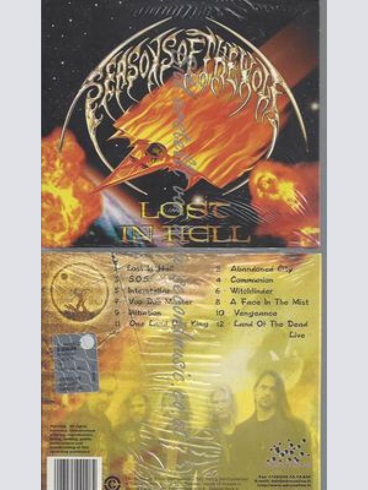 CD--SEASONS OF THE WOLF--LOST IN HELL