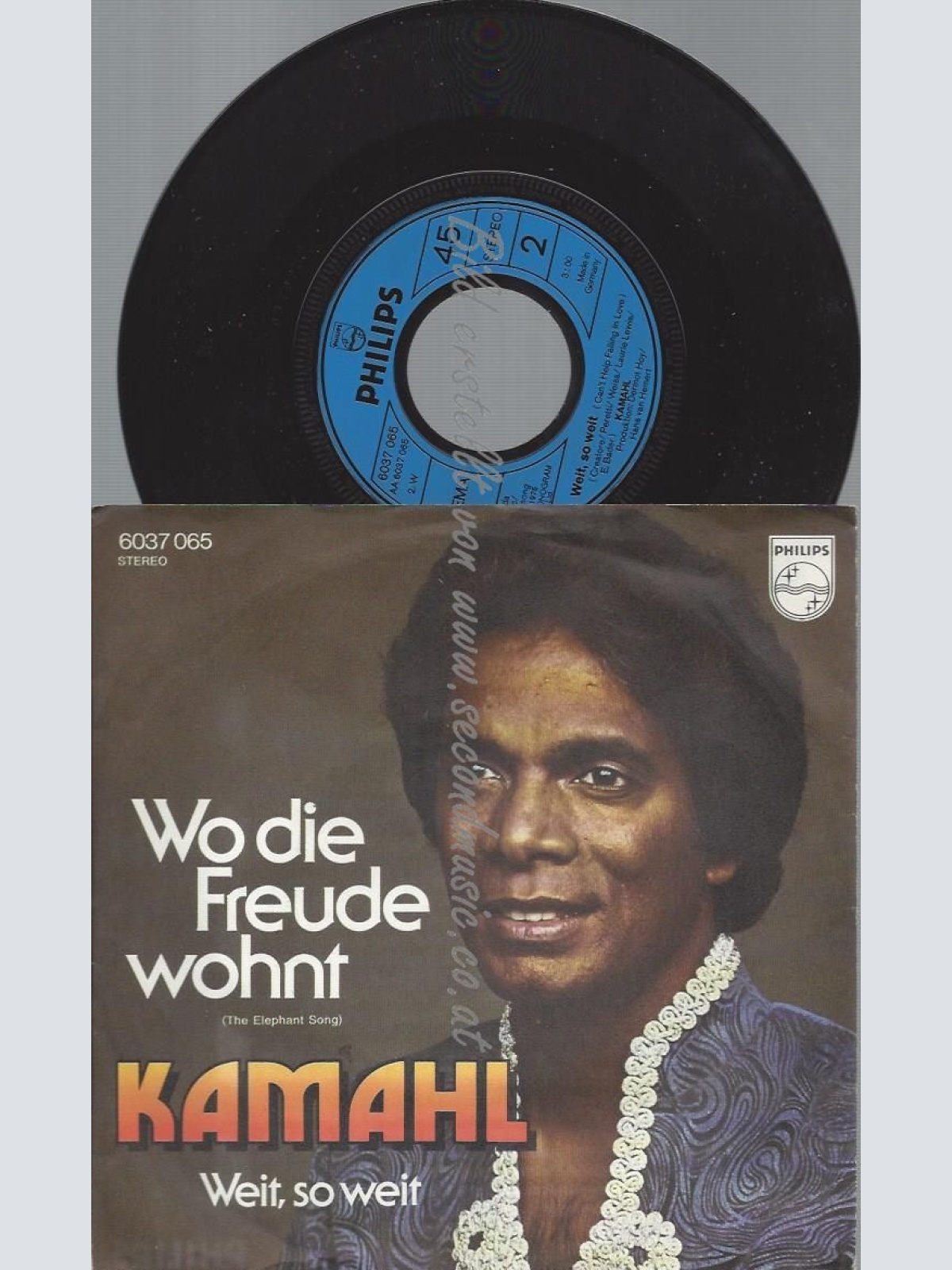 7"   Kamahl – Wo Die Freude Wohnt