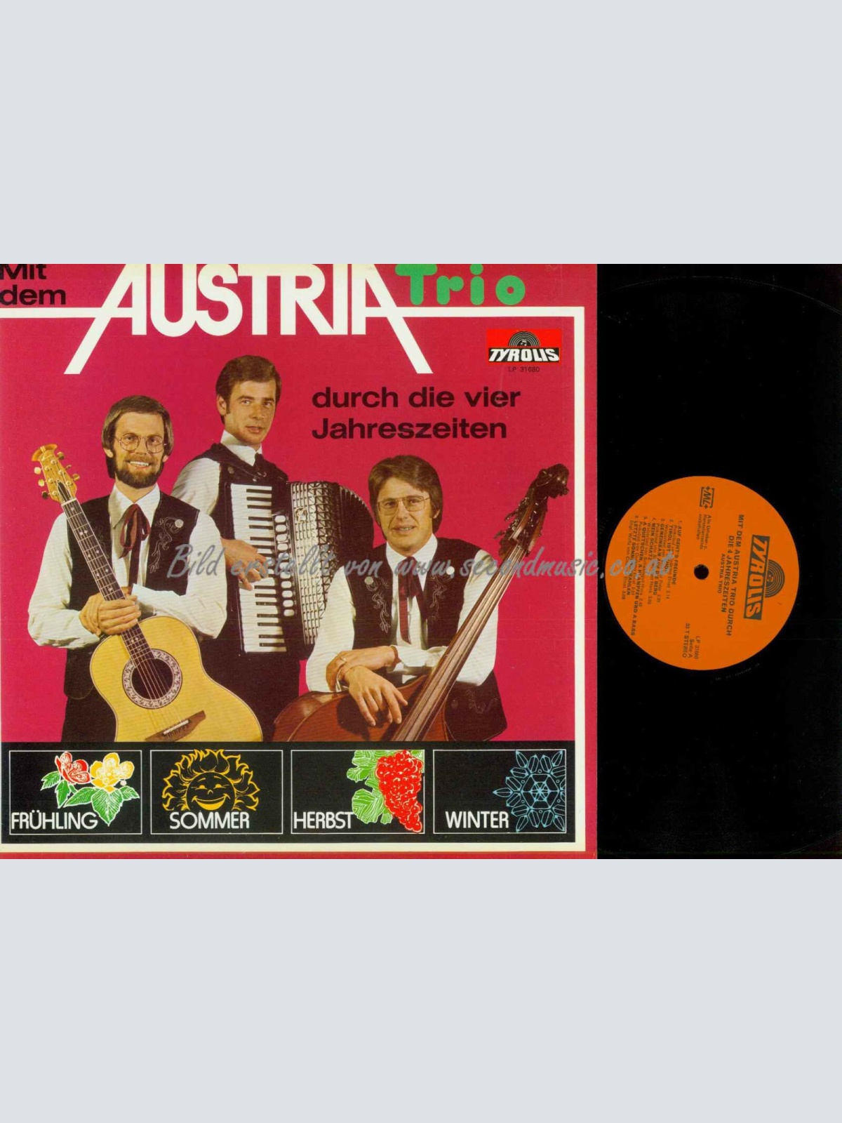 LP--Austria Trio – Mit Dem Austria Trio Durch Die 4 Jahreszeiten /   NM