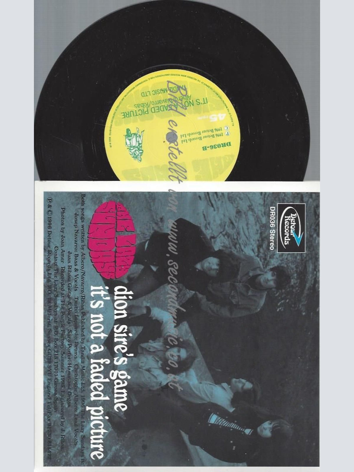 7"  THE LAZY SUNDAYS DION SIRE'S GAME